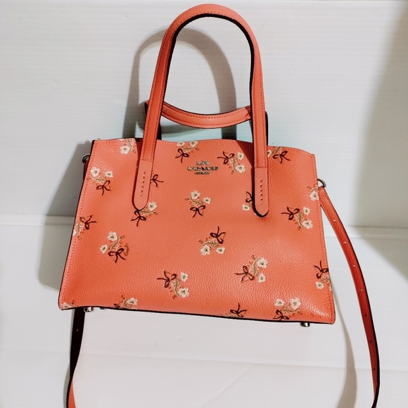 Coach Charlie Carryall 28 With Floral Print - Picture 3 of 16